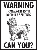 Labradoodle! Make It To Fence or Door Signs (9" x 12")-2