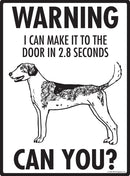 American Foxhound! Make It To Fence or Door Signs (9" x 12")-2
