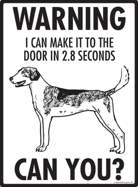 American Foxhound! Make It To Fence or Door Signs (9" x 12") - 0