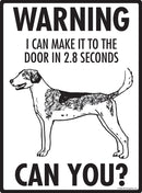 American Foxhound Make It To Fence or Door Signs (9" x 12")-3
