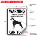 Boxer (Natural Ears)! Make It To Fence or Door Signs (9" x 12")-5