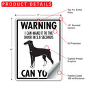 Doberman Pinscher! Make It To Fence or Door Signs (9" x 12")-5