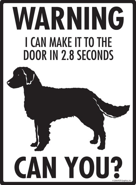American Water Spaniel! Make It To Fence or Door Signs (9" x 12")