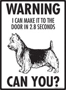 Australian Terrier Make It To Fence or Door Signs (9" x 12")-3