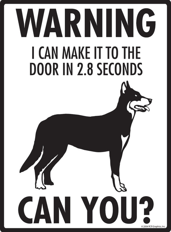 Beauceron Make It To Fence or Door Signs (9" x 12")