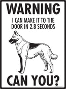 Belgian Malinois! Make It To Fence or Door Signs (9" x 12")-2