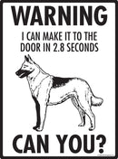 Belgian Malinois Make It To Fence or Door Signs (9" x 12")-3