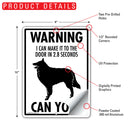 Belgian Sheepdog! Make It To Fence or Door Signs (9" x 12")-5