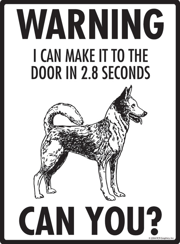 Canaan Dog! Make It To Fence or Door Signs (9" x 12")