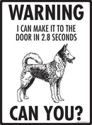 Canaan Dog Make It To Fence or Door Signs (9" x 12")-3