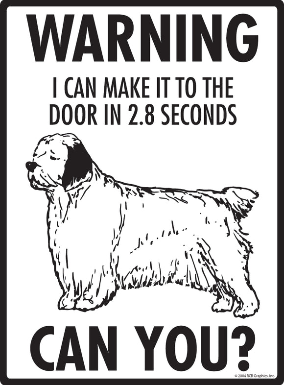 Clumber Spaniel! Make It To Fence or Door Signs (9" x 12")