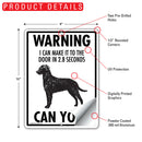 Curly-Coated Retriever! Make It To Fence or Door Signs (9" x 12")-5
