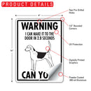 English Foxhound! Make It To Fence or Door Signs (9" x 12")-5