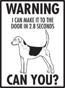 English Foxhound! Make It To Fence or Door Signs (9" x 12")-2