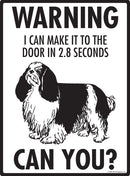 English Toy Spaniel! Make It To Fence or Door Signs (9" x 12")-2