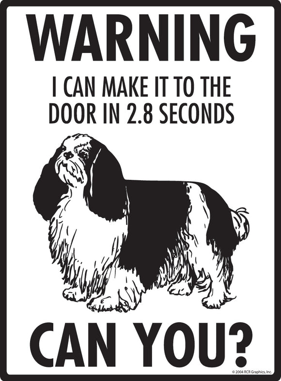 English Toy Spaniel Make It To Fence or Door Signs (9" x 12")