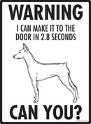 German Pinscher! Make It To Fence or Door Signs (9" x 12")-2