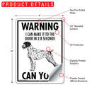 German Wirehaired Pointer! Make It To Fence or Door Signs (9" x 12")-5