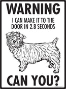 Glen of Imaal Terrier Make It To Fence or Door Signs (9" x 12")-3