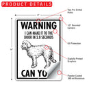 Goldendoodle! Make It To Fence or Door Signs (9" x 12")-5