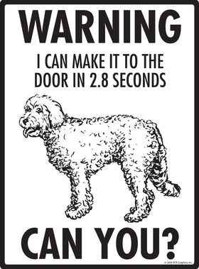 Goldendoodle! Make It To Fence or Door Signs (9" x 12") - 0