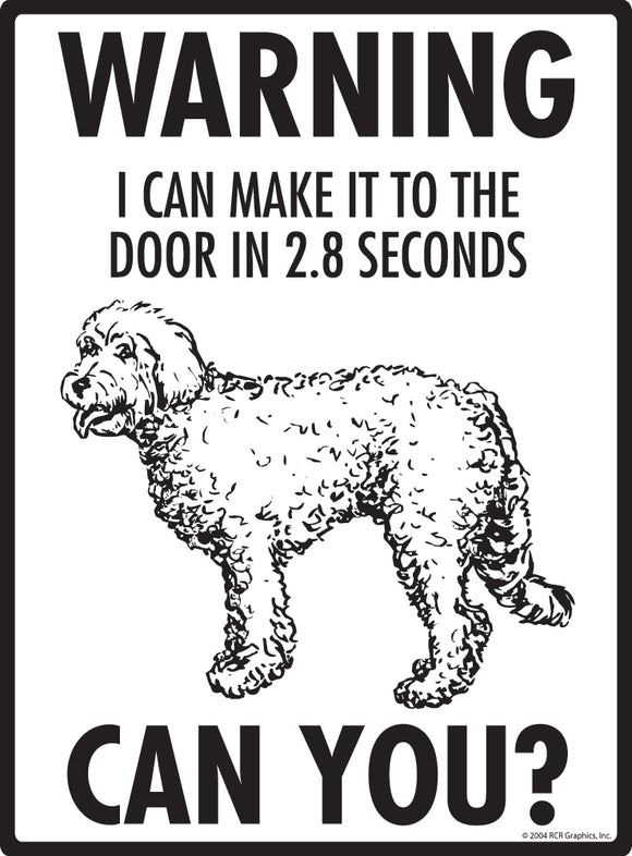 Goldendoodle! Make It To Fence or Door Signs (9" x 12")