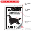 Gordon Setter! Make It To Fence or Door Signs (9" x 12")-5