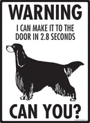 Gordon Setter Make It To Fence or Door Signs (9" x 12")-3