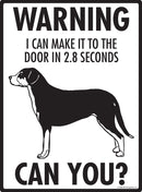 Greater Swiss Mountain Dog Make It To Fence or Door Signs (9" x 12")-3