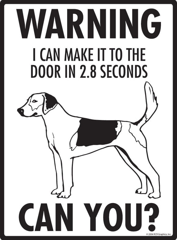 Harrier Make It To Fence or Door Signs (9" x 12")