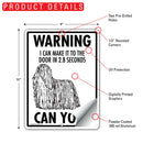 Komondor! Make It To Fence or Door Signs (9" x 12")-5