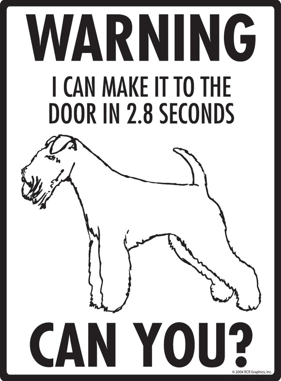 Lakeland Terrier! Make It To Fence or Door Signs (9" x 12")