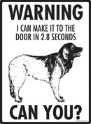 Leonberger Make It To Fence or Door Signs (9" x 12")-3