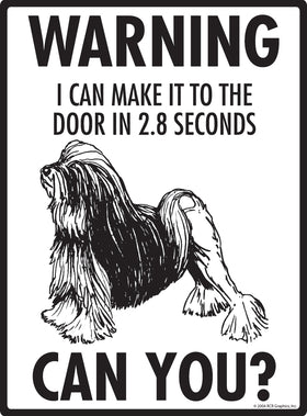 Lowchen! Make It To Fence or Door Signs (9" x 12") - 0