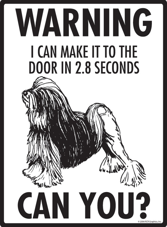 Lowchen! Make It To Fence or Door Signs (9" x 12")