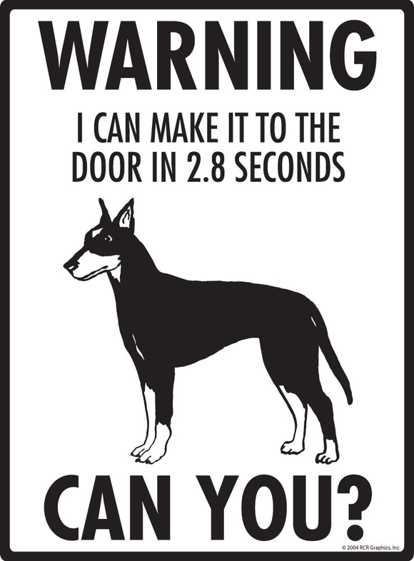 Manchester Terrier! Make It To Fence or Door Signs (9" x 12")
