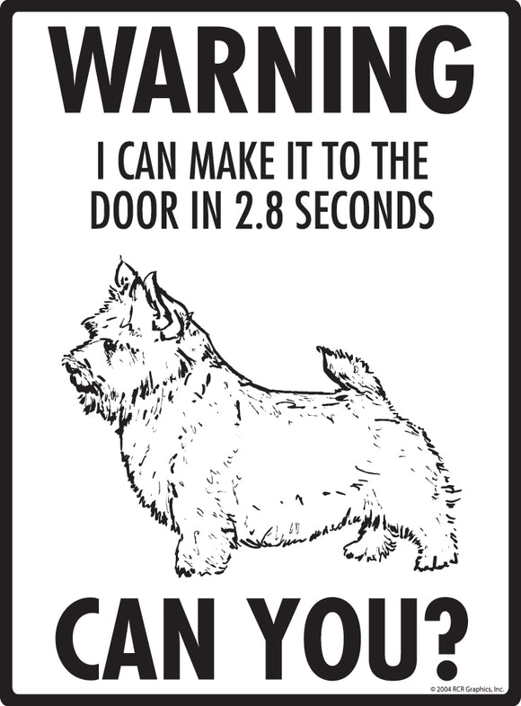 Norwich Terrier! Make It To Fence or Door Signs (9" x 12")