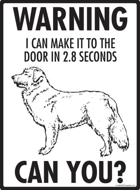 Nova Scotia Duck Retriever Tolling! Make It To Fence or Door Signs or Sticker - 0