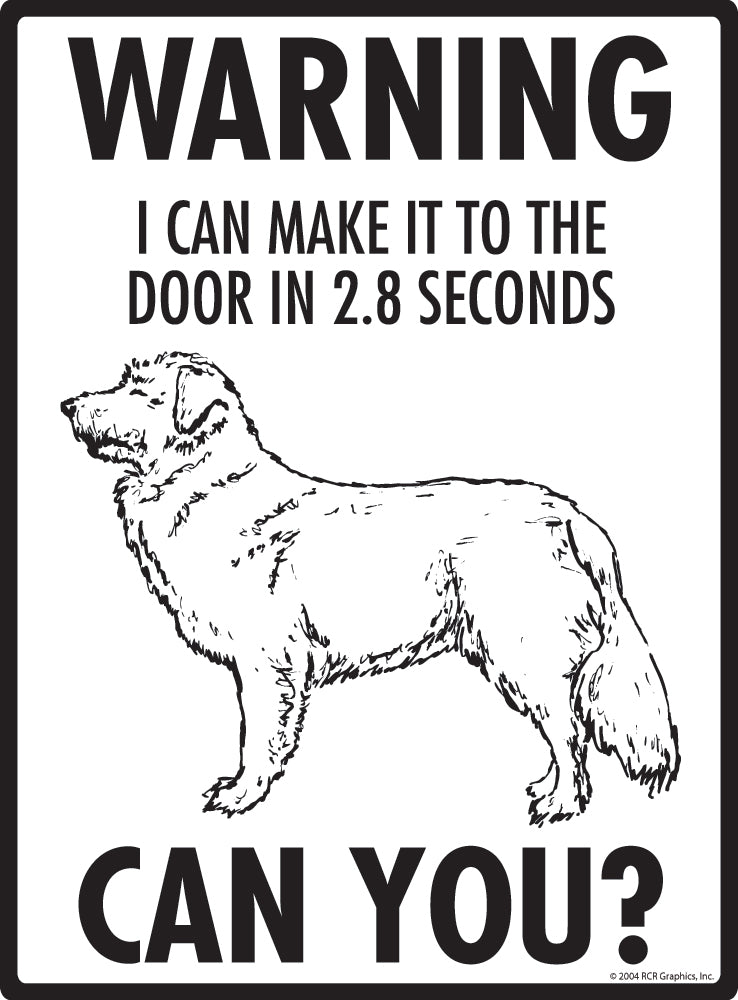 Nova Scotia Duck Retriever Tolling Make It To Fence or Door Signs or Sticker