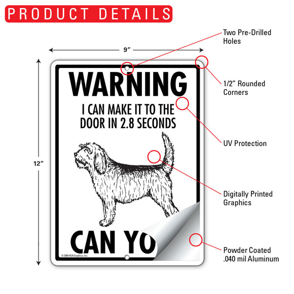 Otterhound! Make It To Fence or Door Signs (9" x 12")
