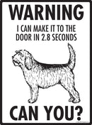 Otterhound! Make It To Fence or Door Signs (9" x 12")-2