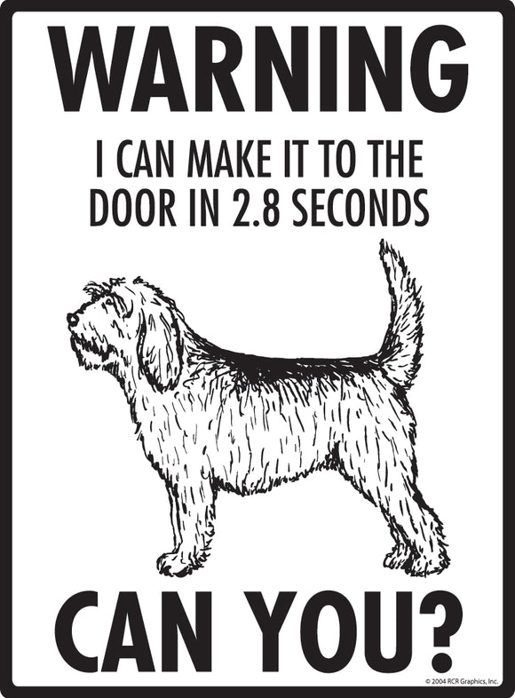 Otterhound! Make It To Fence or Door Signs (9" x 12")