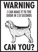 Otterhound Make It To Fence or Door Signs (9" x 12")-3