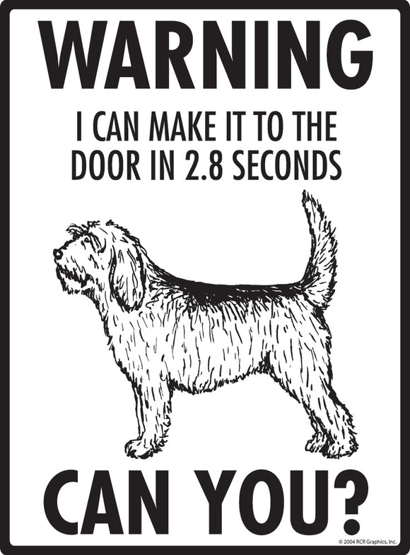 Otterhound Make It To Fence or Door Signs (9" x 12")