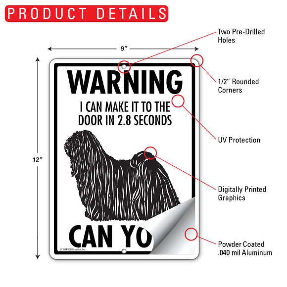 Puli! Make It To Fence or Door Signs (9" x 12")