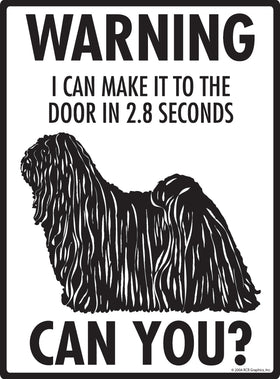 Puli! Make It To Fence or Door Signs (9" x 12") - 0