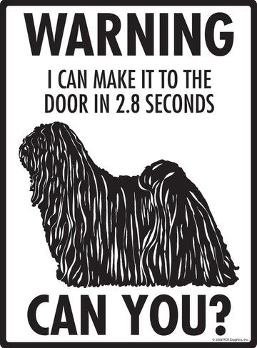 Puli! Make It To Fence or Door Aluminum Sign - 9x12 Inch, Weatherproof Yard - 0