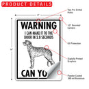 Scottish Deerhound! Make It To Fence or Door Signs (9" x 12")-5