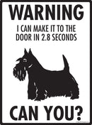 Scottish Terrier Make It To Fence or Door Signs (9" x 12")-3