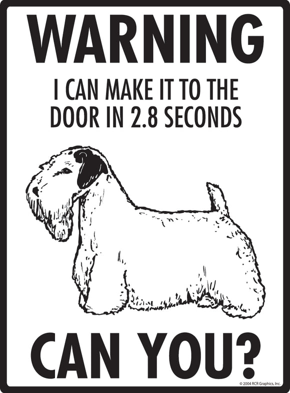 Sealyham Terrier! Make It To Fence or Door Signs (9" x 12")